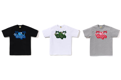 BAPE PALM RESORT CAMO MILO ON BAPE TEE