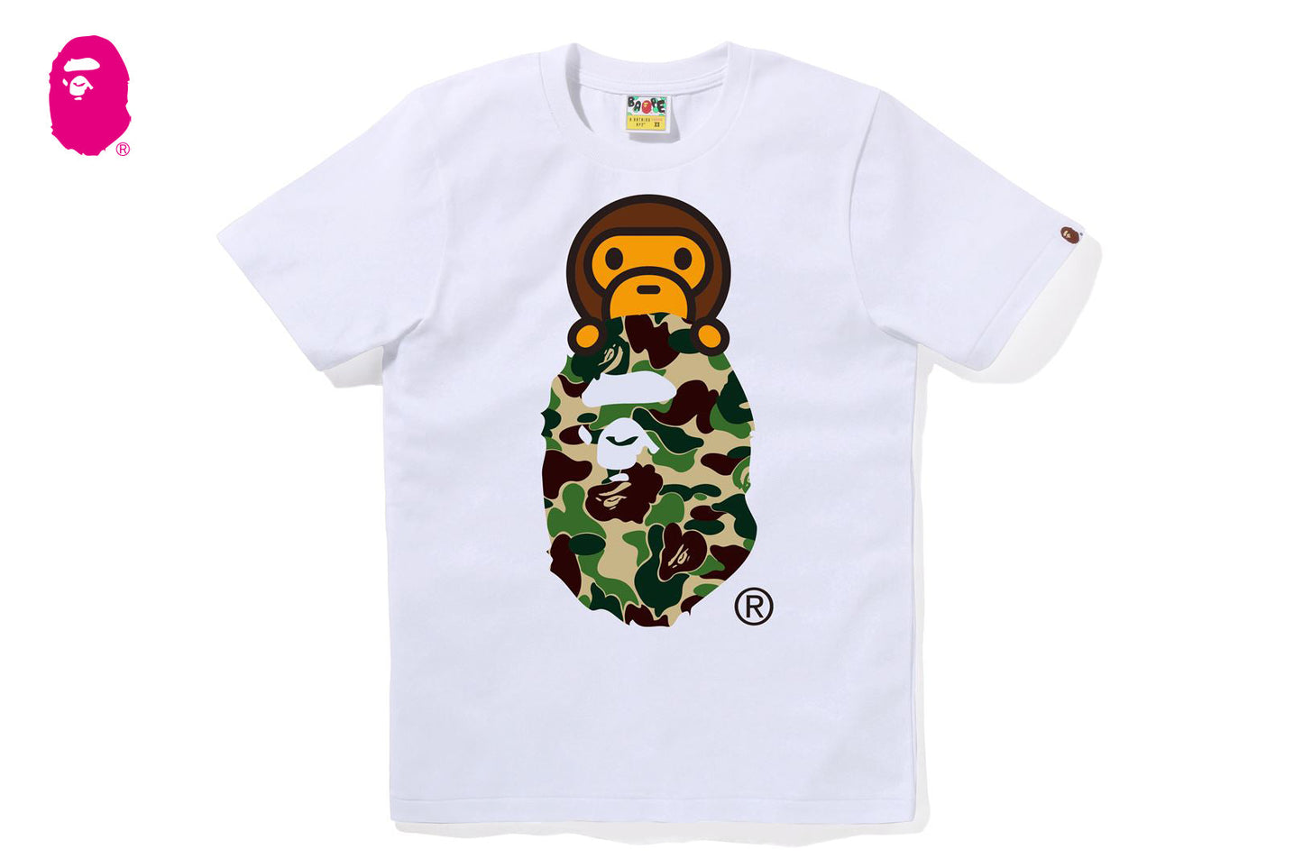 BAPE ABC CAMO MILO ON APE HEAD