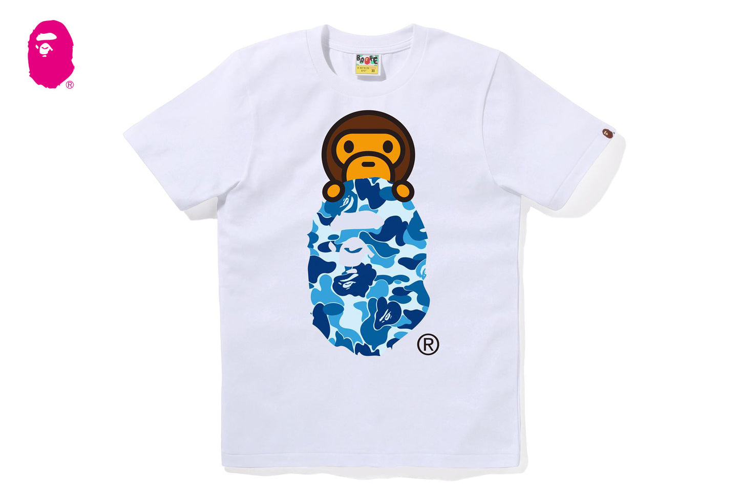 BAPE ABC CAMO MILO ON APE HEAD