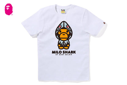 BAPE 粉彩迷彩 MILO SHARK FZH TEE