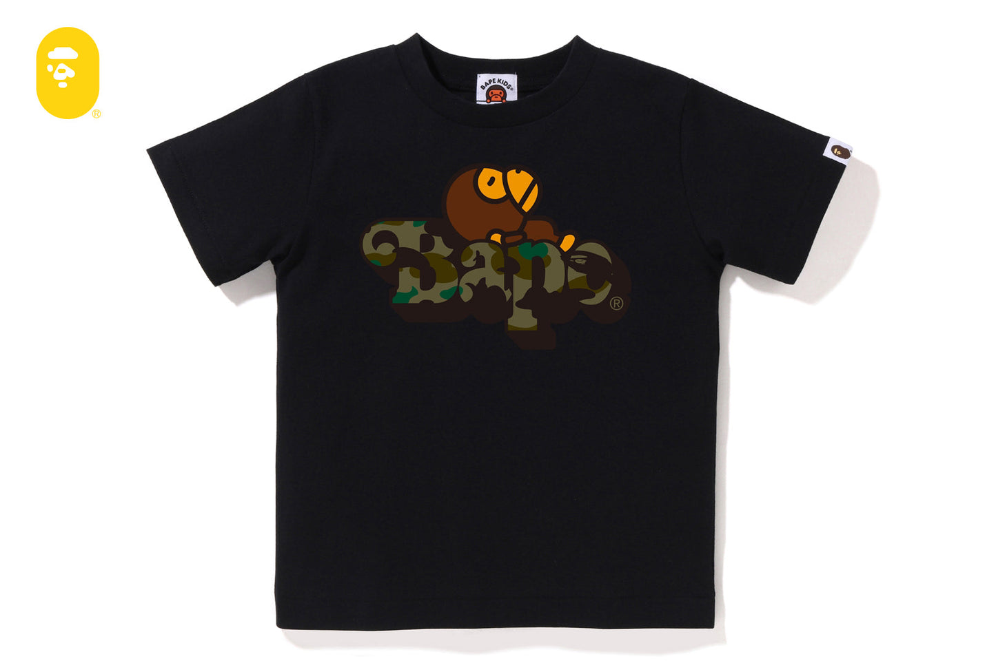 BAPE 1ST CAMO MILO ON BAPE TEE