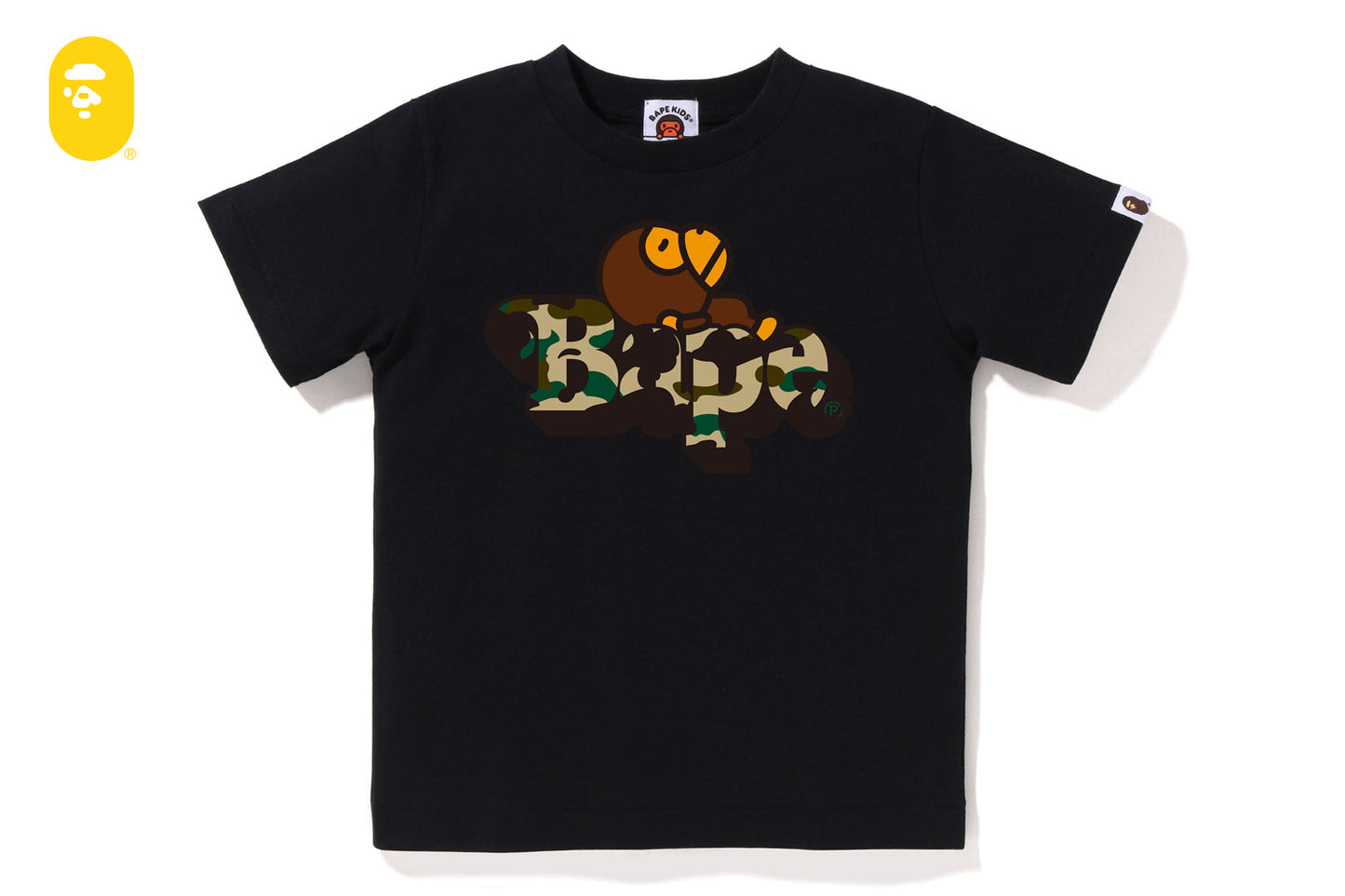 BAPE 1ST CAMO MILO ON BAPE TEE