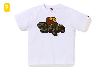 BAPE 1ST CAMO MILO ON BAPE TEE