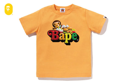 BAPE 3D MILO JUNKFOOD ON BAPE TEE