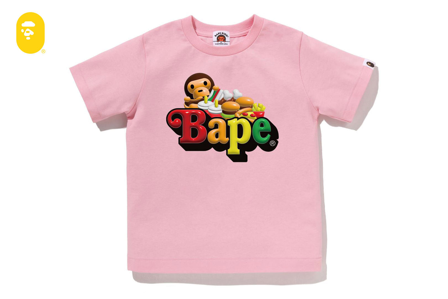 BAPE 3D MILO JUNKFOOD ON BAPE TEE