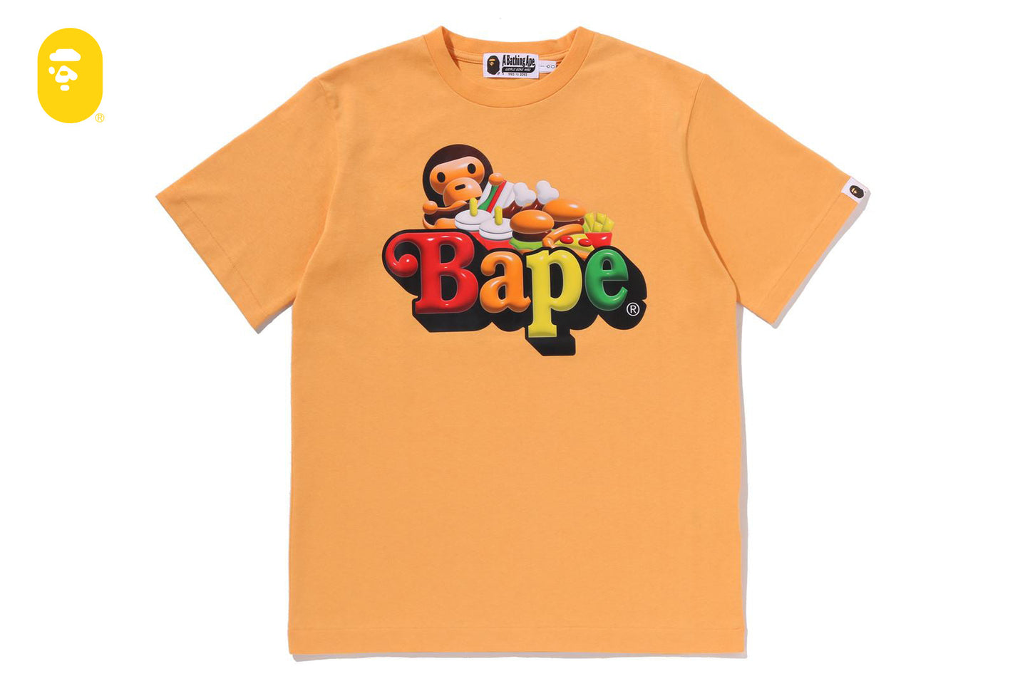 BAPE 3D MILO JUNKFOOD ON BAPE TEE