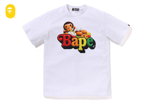 BAPE 3D MILO JUNKFOOD ON BAPE TEE