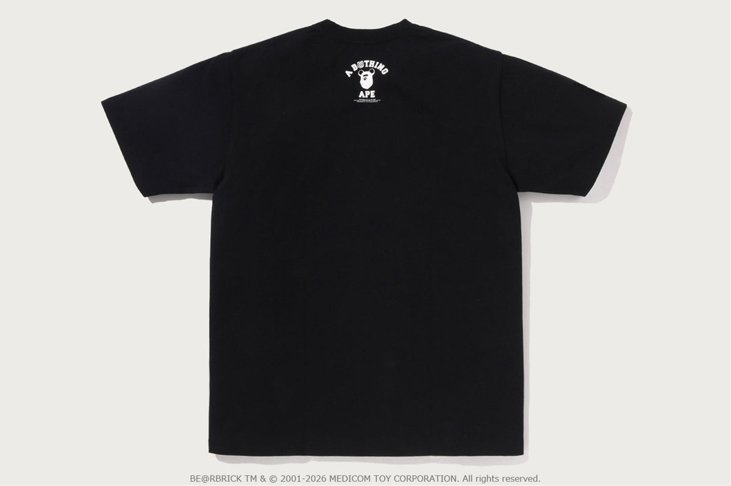 BAPE X MEDICOM TOY 30TH ANNIV. COLLEGE MILO TEE