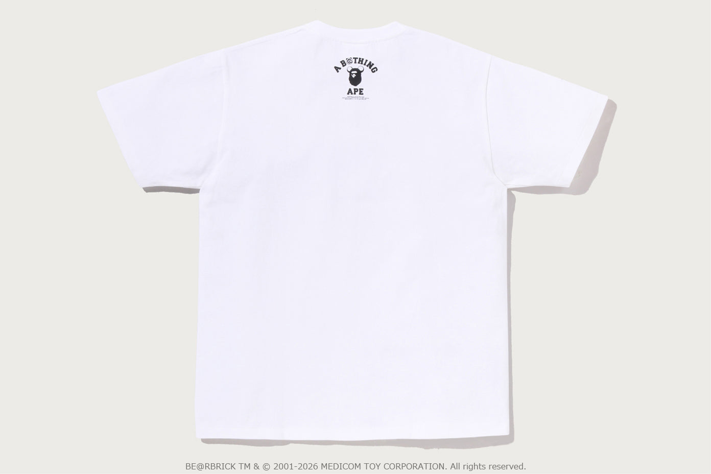 BAPE X MEDICOM TOY 30TH ANNIV. COLLEGE MILO TEE