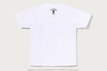 BAPE X MEDICOM TOY 30TH ANNIV. COLLEGE MILO TEE