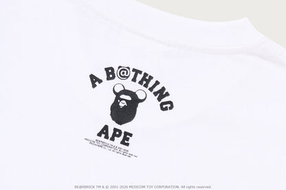 BAPE X MEDICOM TOY 30TH ANNIV. COLLEGE MILO TEE