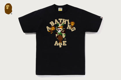 BAPE ABC CAMO COLLEGE MILO TEE