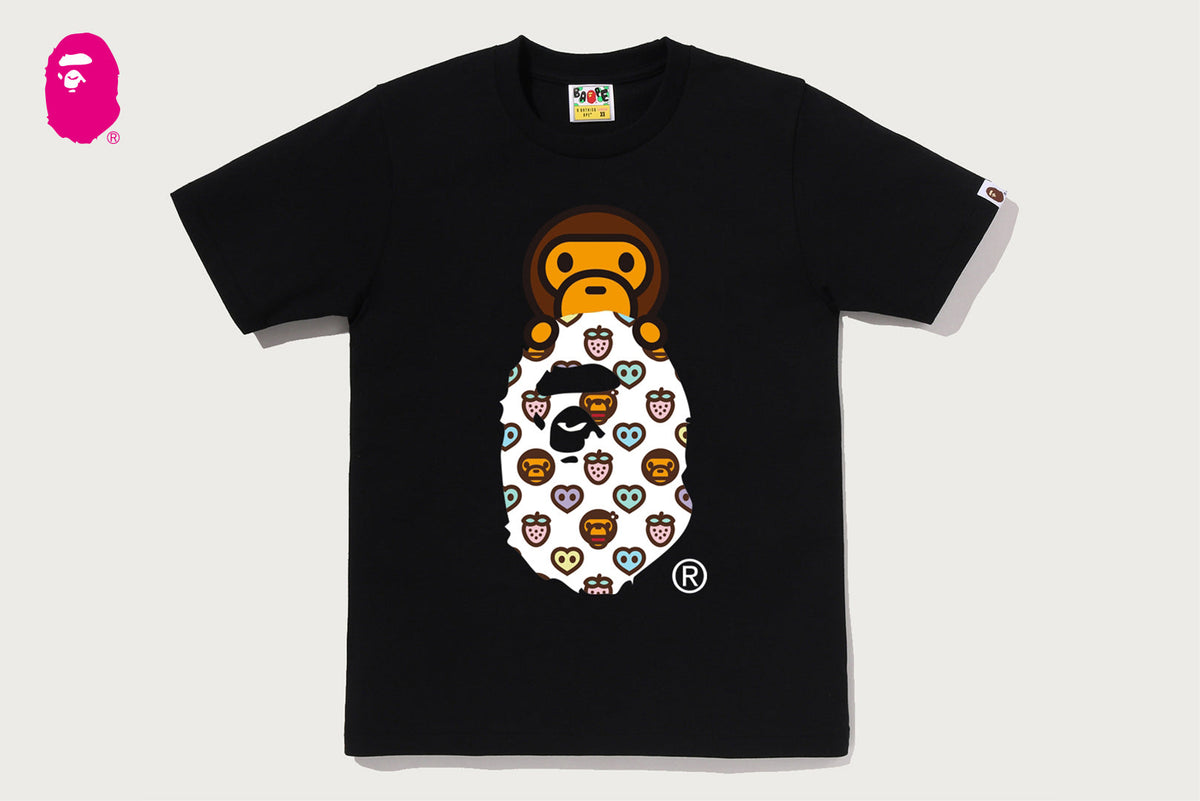 BAPE MILOGRAM SWEETS MILO ON APE HEAD TEE