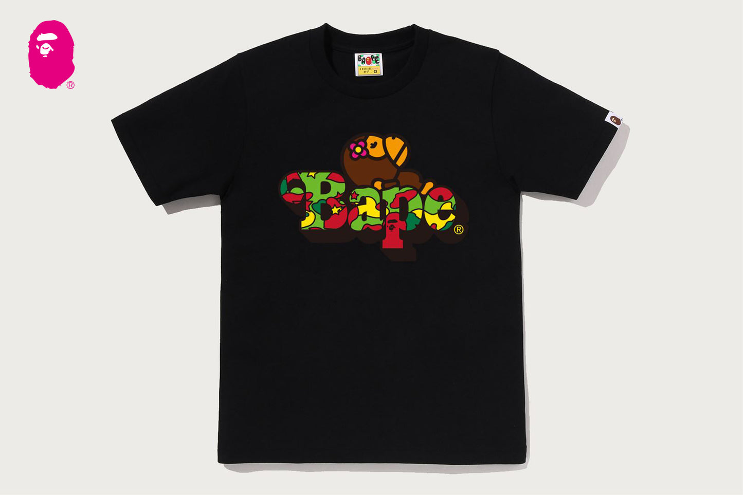 BAPE STA CAMO LISA ON BAPE TEE