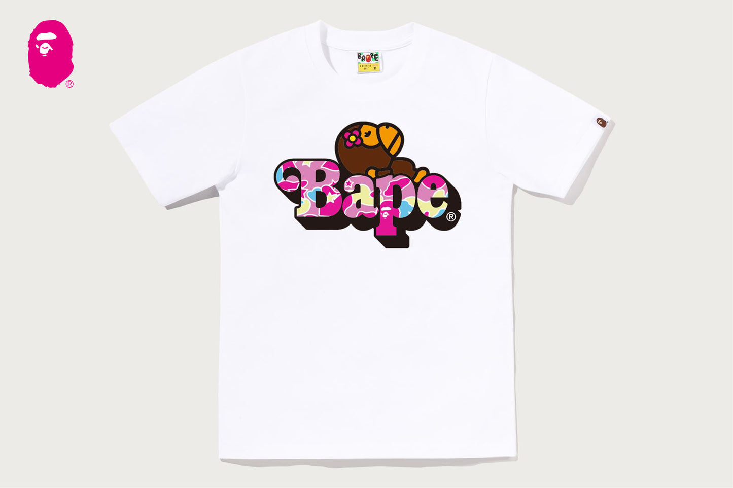 BAPE STA CAMO LISA ON BAPE TEE