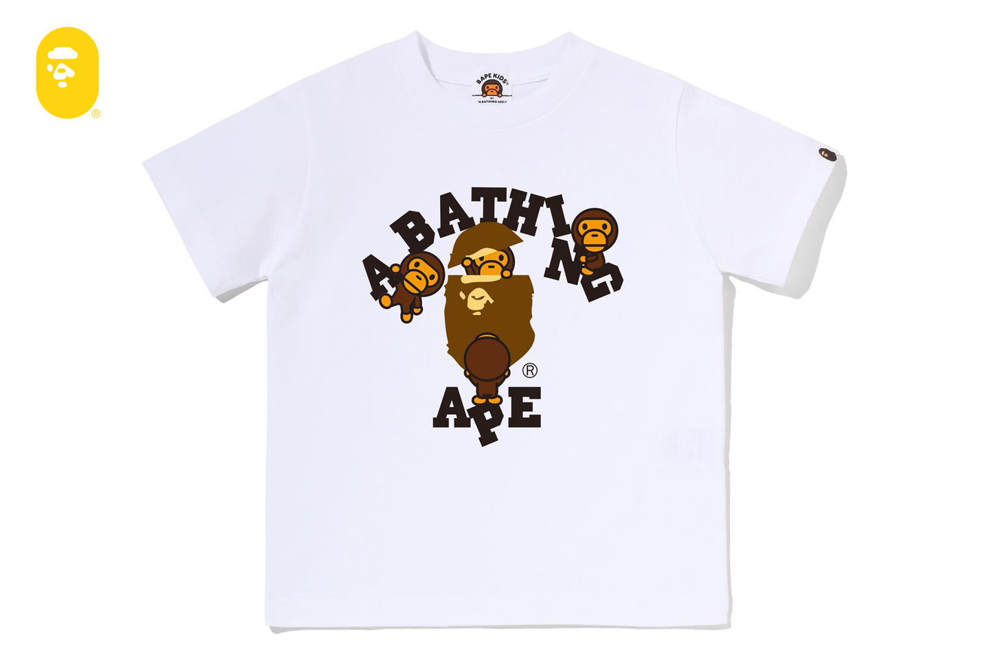 BAPE COLLEGE MILO TEE