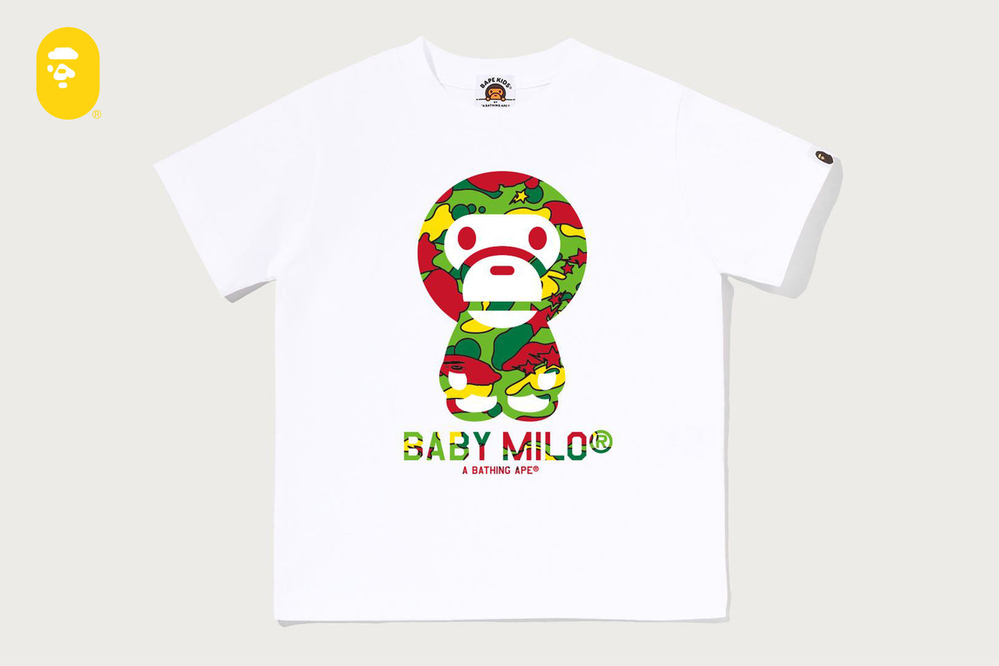 BAPE STA CAMO BABY MILO TEE