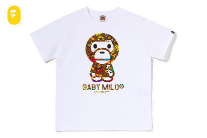 BAPE MILO 多恐龍圖案寶寶 MILO T 恤