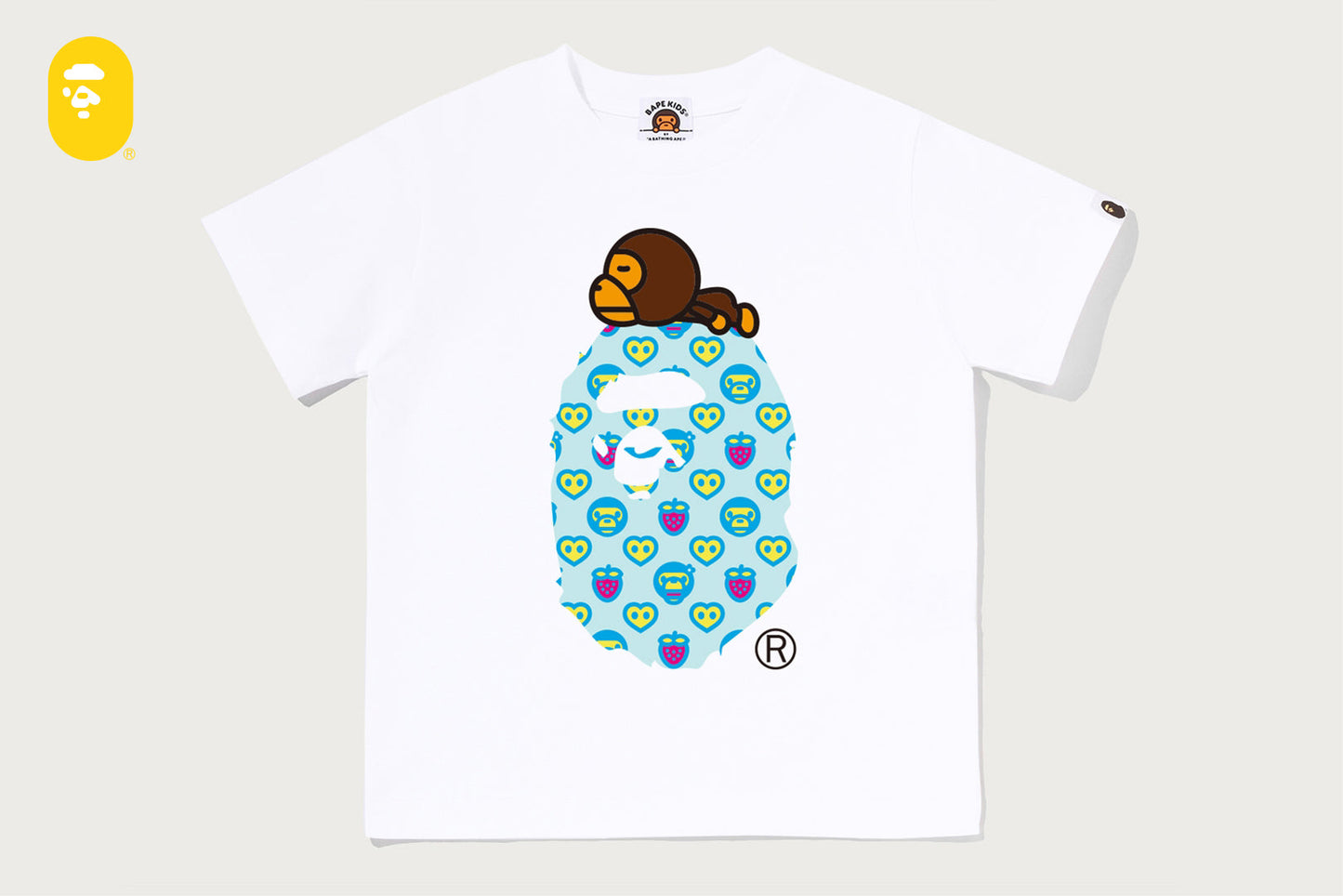 BAPE MILOGRAM SWEETS MILO ON BIG APE TEE