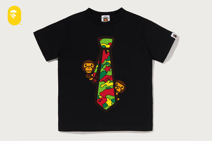BAPE STA CAMO MILO 領帶 T 恤