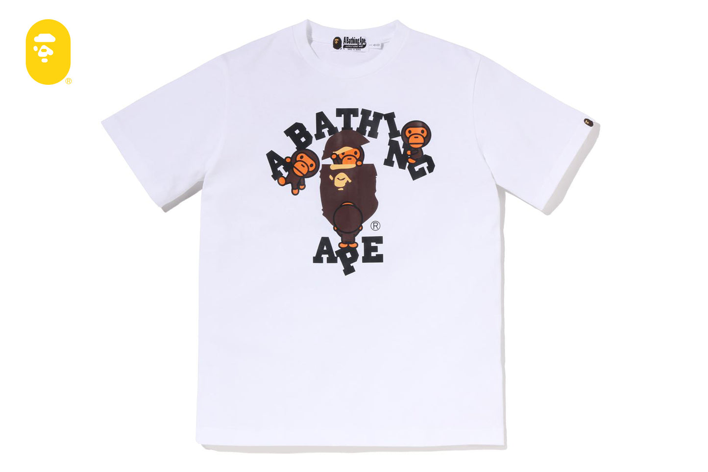 BAPE COLLEGE MILO TEE