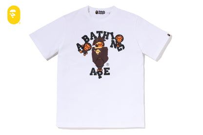 BAPE COLLEGE MILO TEE
