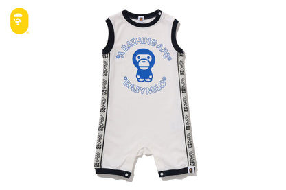 BAPE BABY MILO LINE TAPE ROMPERS
