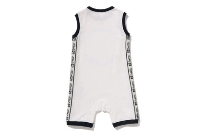 BAPE BABY MILO LINE TAPE ROMPERS