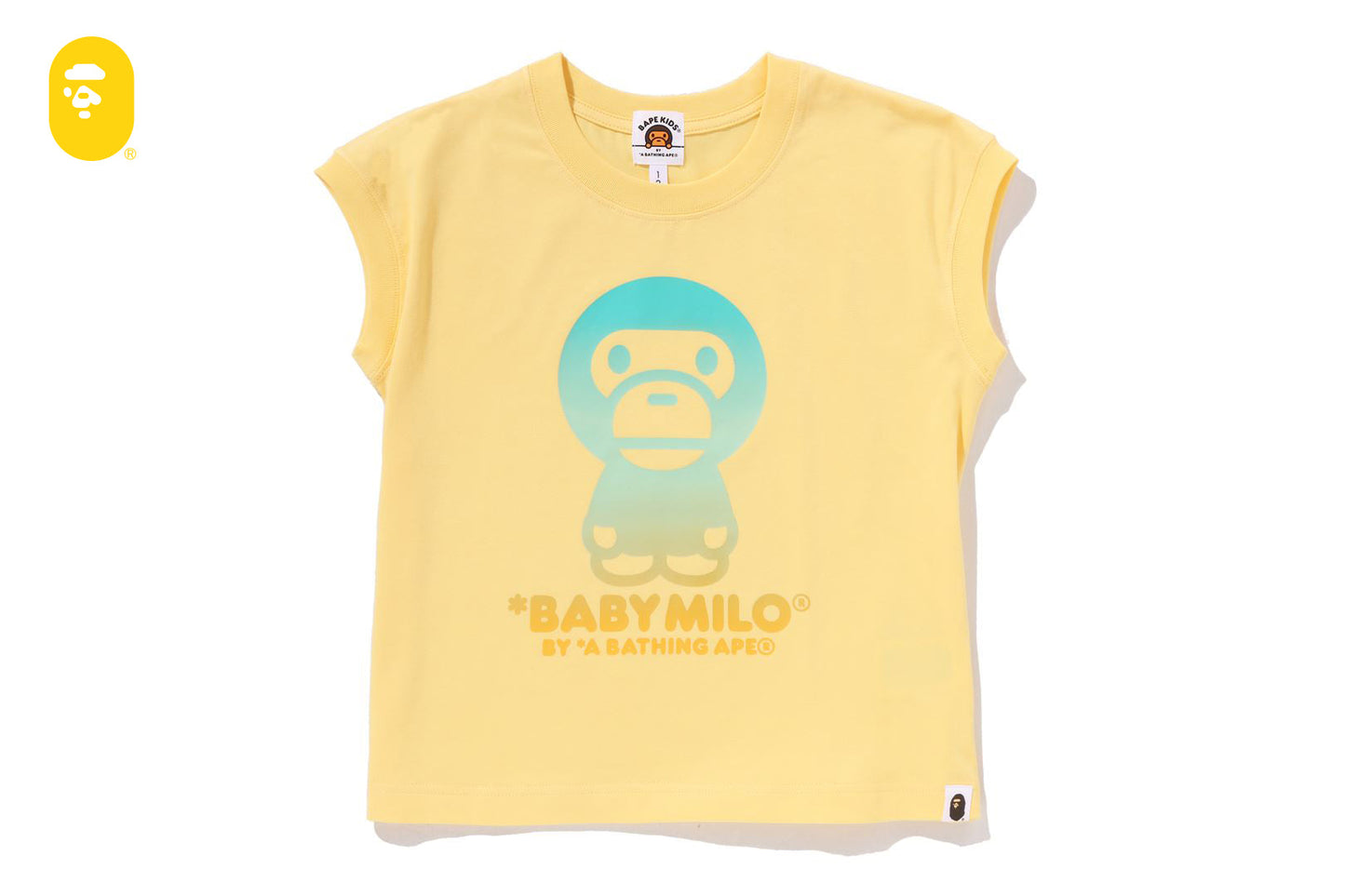 BAPE BABY MILO 漸層印花寬鬆版背心