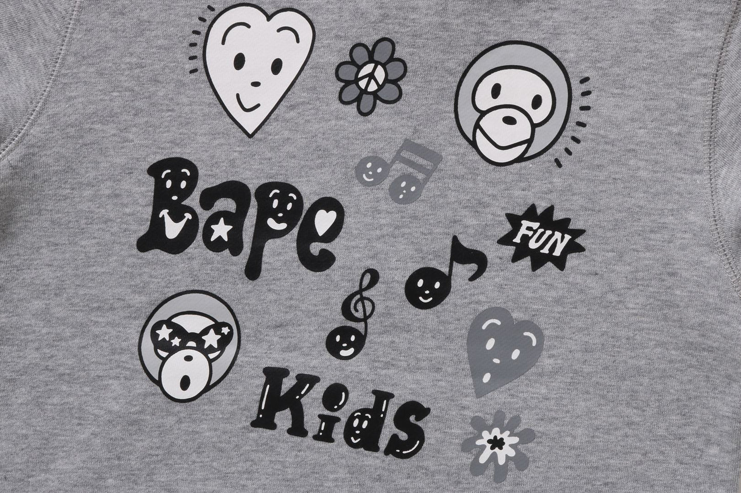BAPE KIDS X CHOCOMOO ZIP HOODIE