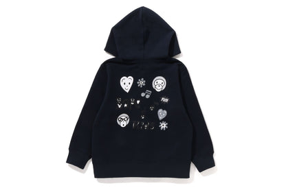 BAPE KIDS X CHOCOMOO ZIP HOODIE