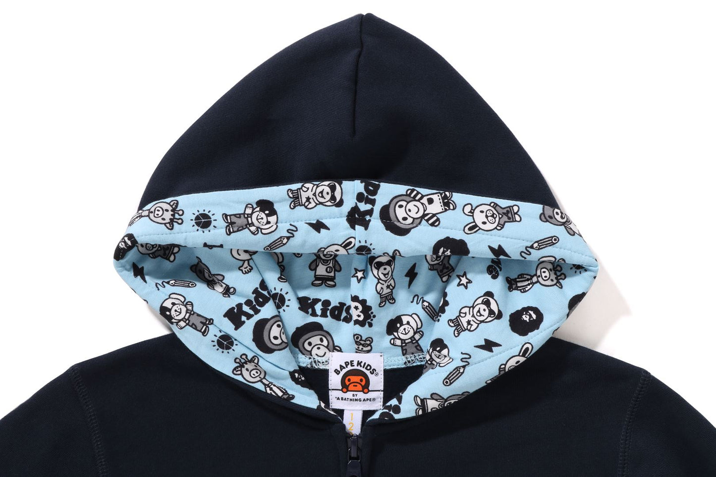 BAPE KIDS X CHOCOMOO ZIP HOODIE
