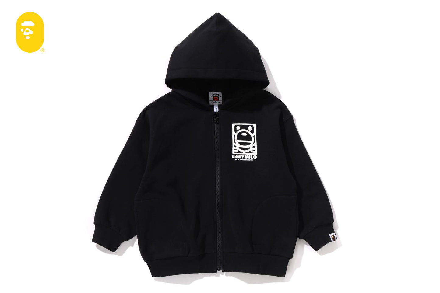 BAPE SQUARE MILO 寬鬆版拉鍊連帽外套