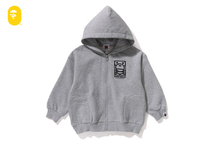 BAPE SQUARE MILO 寬鬆版拉鍊連帽外套