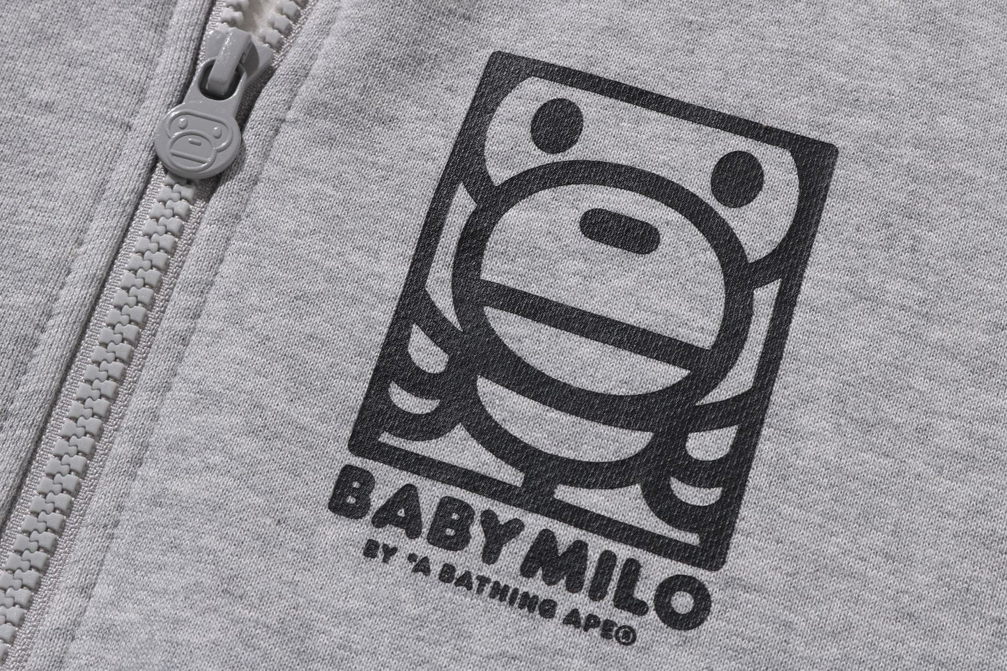 BAPE SQUARE MILO 寬鬆版拉鍊連帽外套