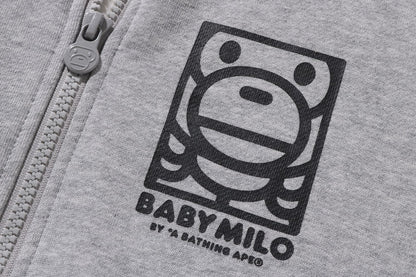 BAPE SQUARE MILO 寬鬆版拉鍊連帽外套