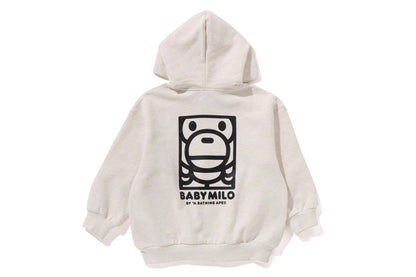 BAPE SQUARE MILO 寬鬆版拉鍊連帽外套