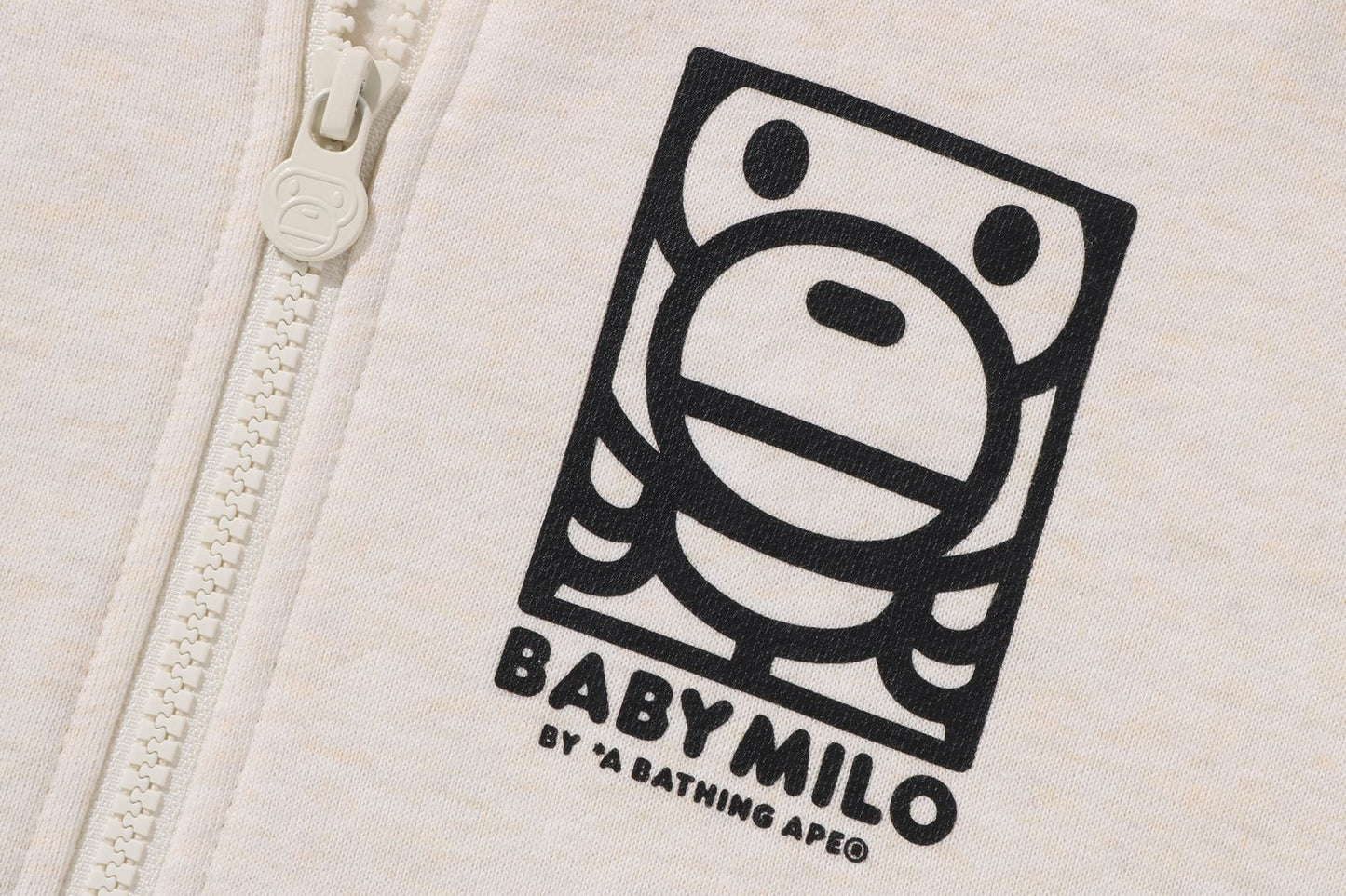 BAPE SQUARE MILO 寬鬆版拉鍊連帽外套
