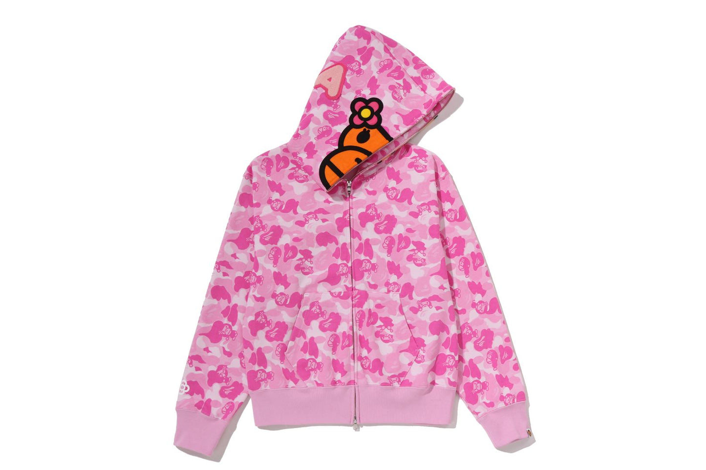 BAPE BABY LISA ABC CAMO 全拉鍊連帽外套