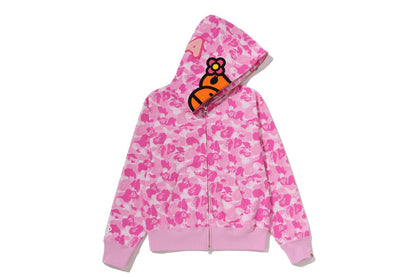 BAPE BABY LISA ABC CAMO 全拉鍊連帽外套