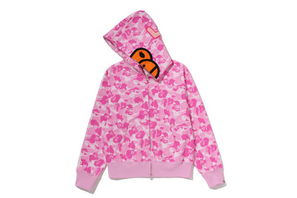 BAPE BABY LISA ABC CAMO 全拉鍊連帽外套