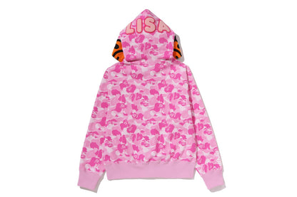 BAPE BABY LISA ABC CAMO 全拉鍊連帽外套