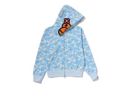 BAPE BABY LISA ABC CAMO 全拉鍊連帽外套