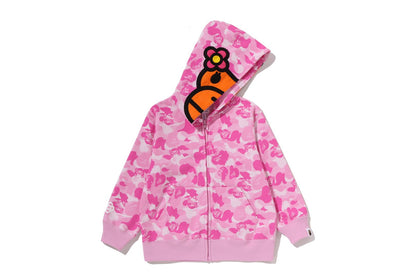 BAPE BABY LISA ABC CAMO ZIP HOODIE