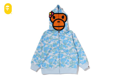 BAPE BABY LISA ABC CAMO ZIP HOODIE
