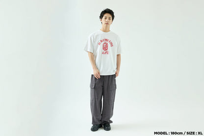 BAPE PALM RESORT CAMO COLLEGE TEE