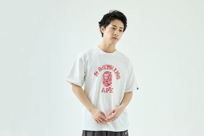 BAPE PALM RESORT CAMO COLLEGE TEE