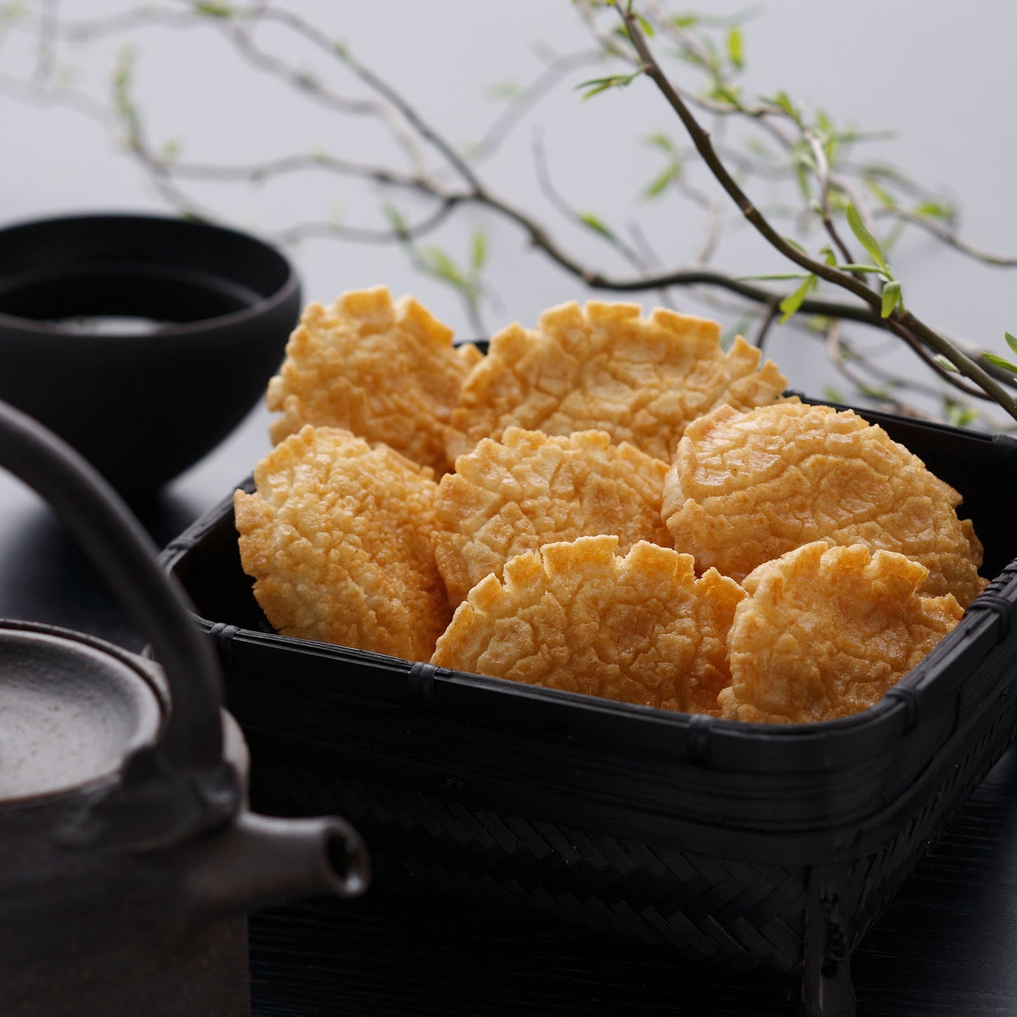 小倉山莊小倉名月甘醬油風味家庭號袋裝（甘醬油風味13枚）
