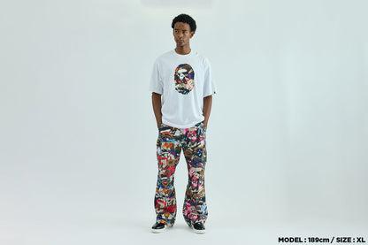 BAPE HYBRID CAMO APE HEAD 寬鬆版短袖T恤