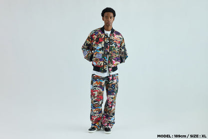 BAPE HYBRID CAMO MULTI BADGE PADDED MA-1